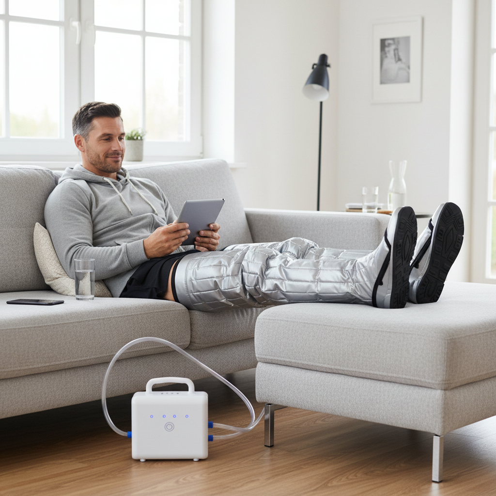 NormaTec compression boots recovery